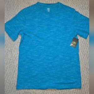 Athletic Works Men's Teal Short Sleeve Tee
